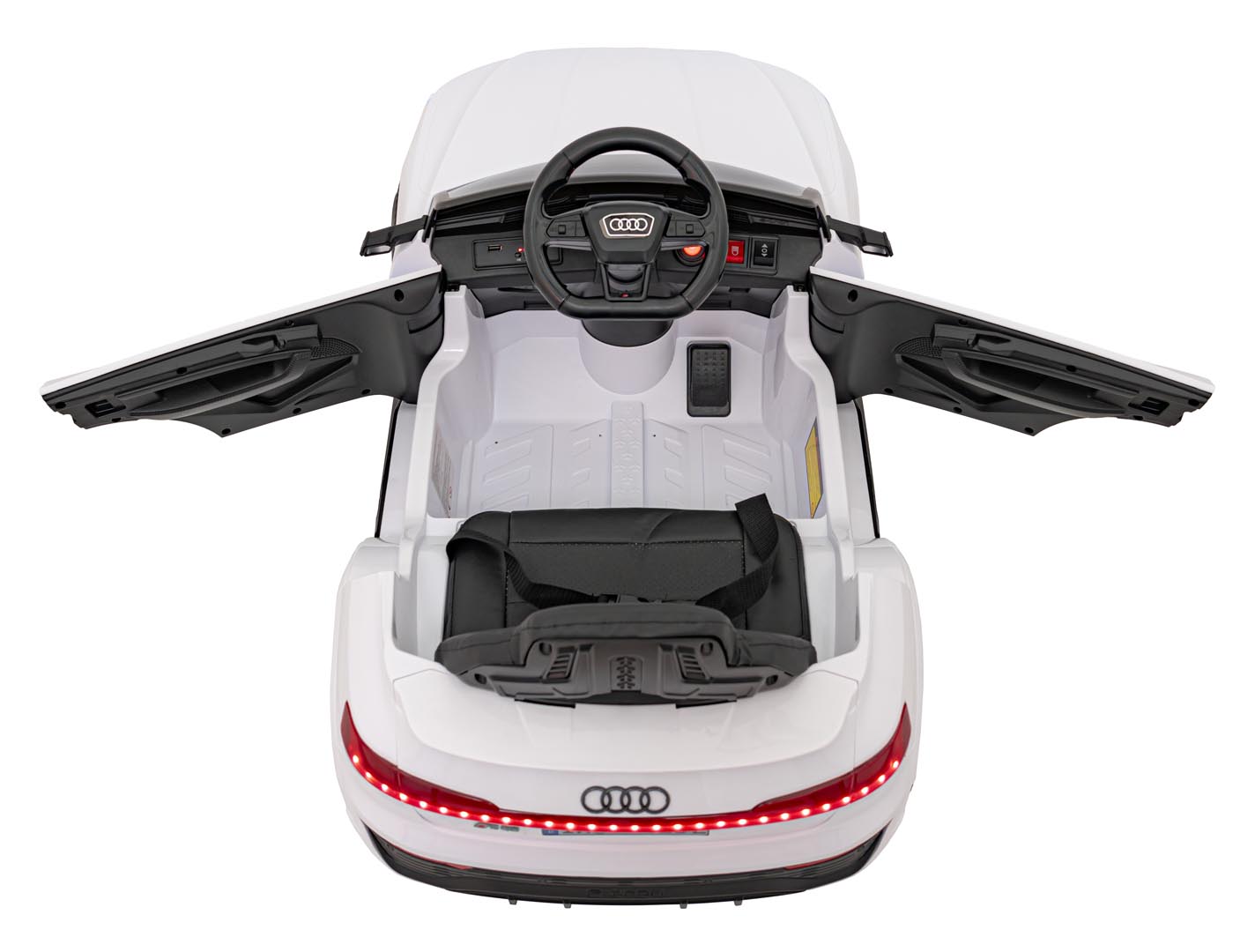 Masinuta electrica pentru copii Audi SQ8 12V (2168) Alb - imagine 5