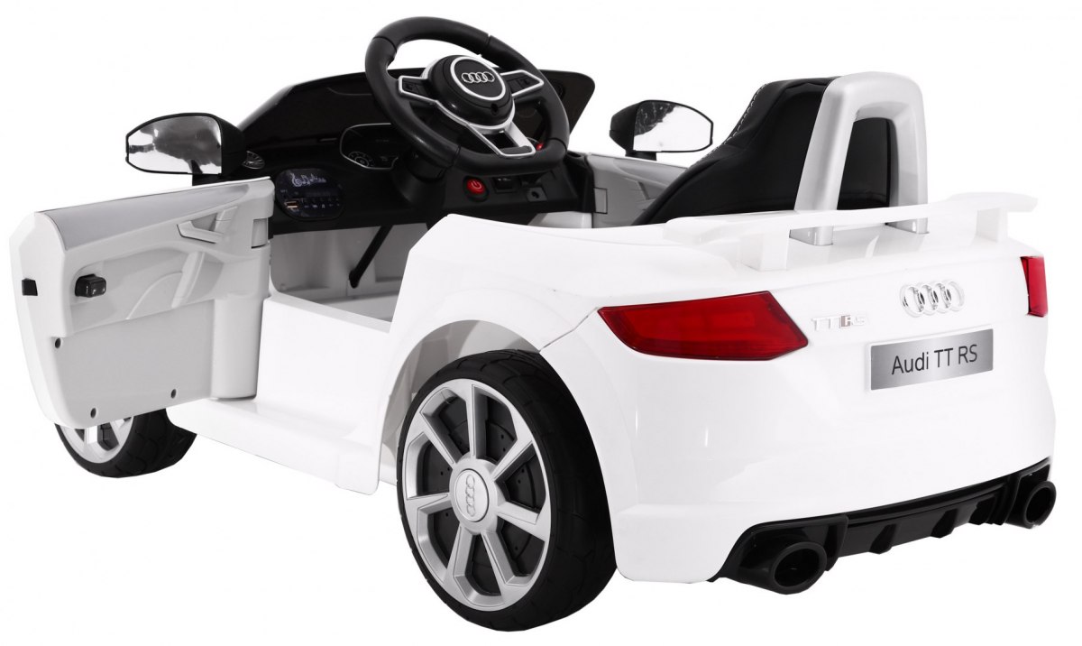 Masinuta electrica pentru copii AUDI TT RS QUATTRO (JJ1198) Alb - imagine 4