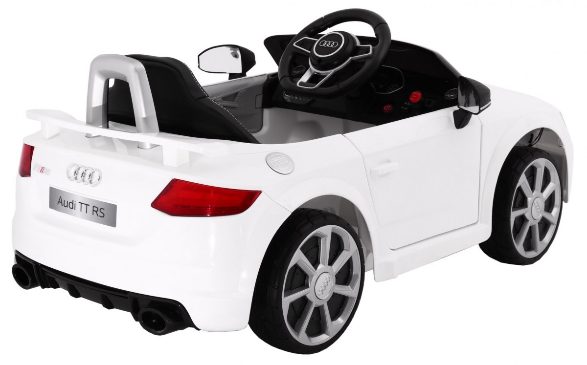 Masinuta electrica pentru copii AUDI TT RS QUATTRO (JJ1198) Alb - imagine 5