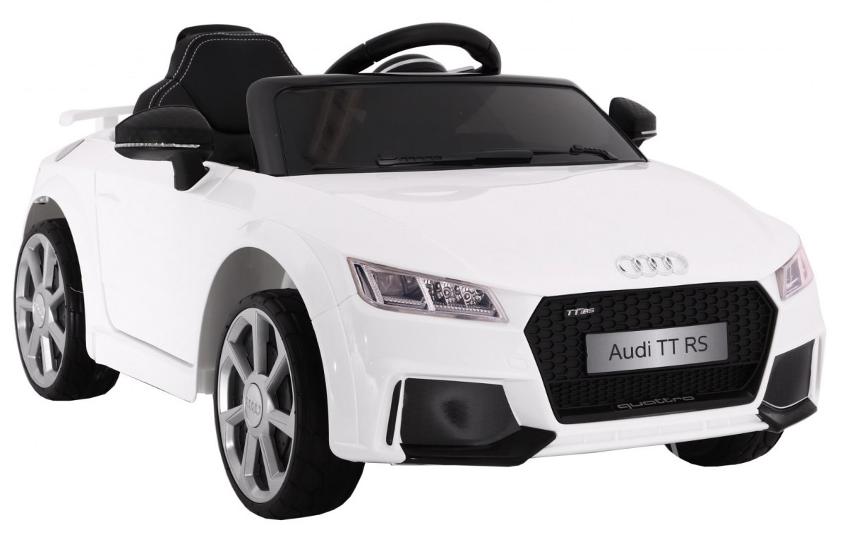 Masinuta electrica pentru copii AUDI TT RS QUATTRO (JJ1198) Alb - imagine 2