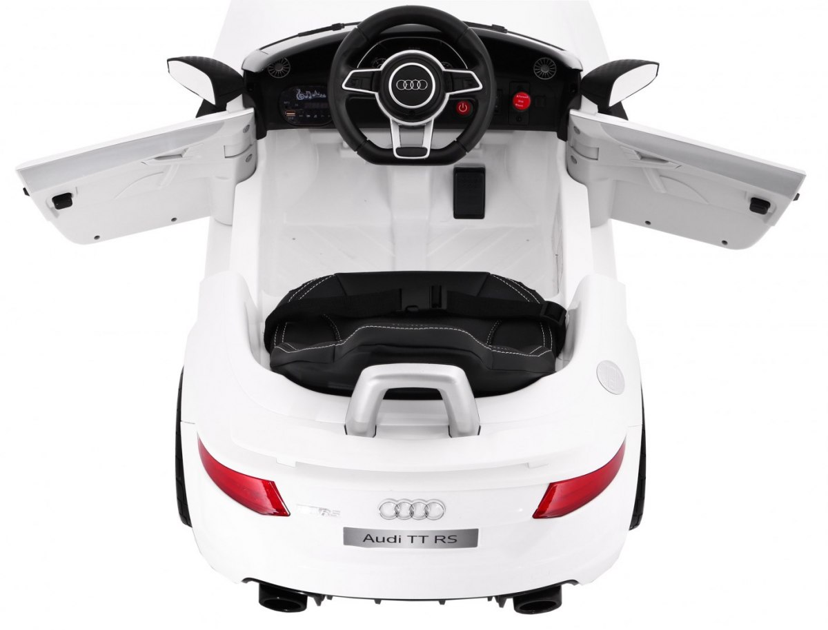 Masinuta electrica pentru copii AUDI TT RS QUATTRO (JJ1198) Alb - imagine 6