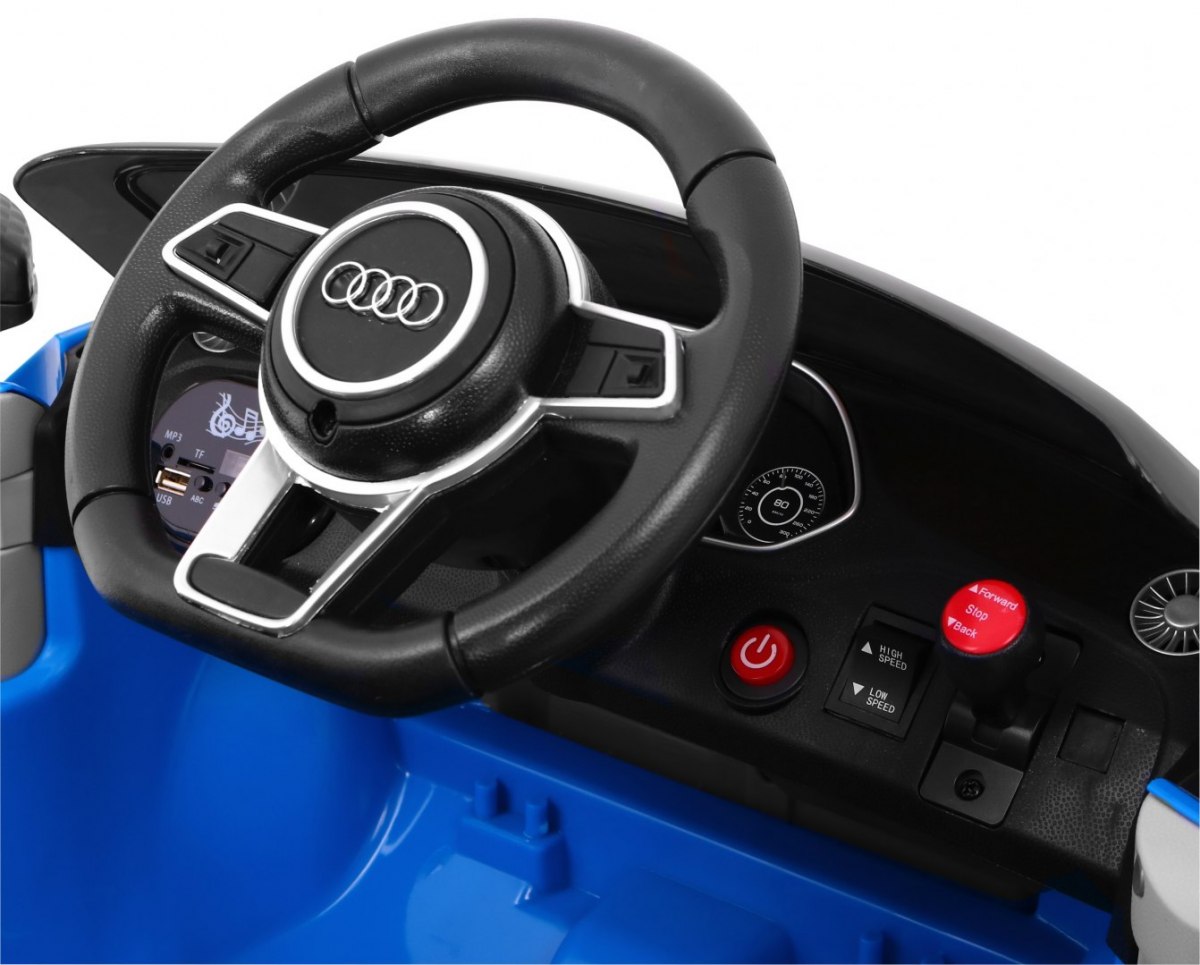 Masinuta electrica pentru copii AUDI TT RS QUATTRO (JJ1198) Albastru - imagine 6