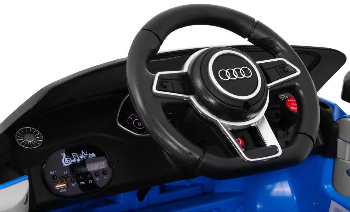 Masinuta electrica pentru copii AUDI TT RS QUATTRO (JJ1198) Albastru - imagine 9
