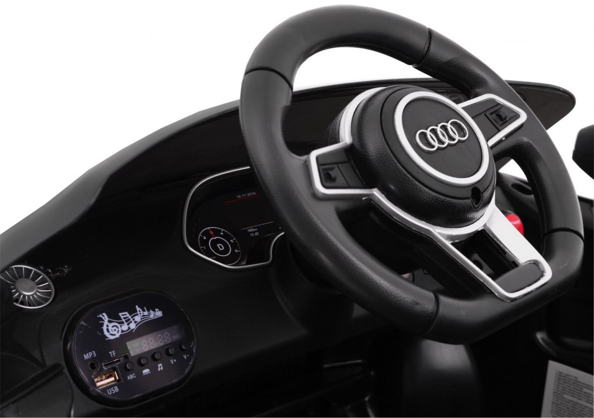 Masinuta electrica pentru copii AUDI TT RS QUATTRO (JJ1198) Negru - imagine 7