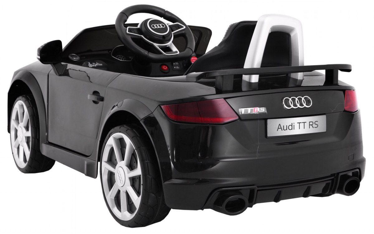 Masinuta electrica pentru copii AUDI TT RS QUATTRO (JJ1198) Negru - imagine 4