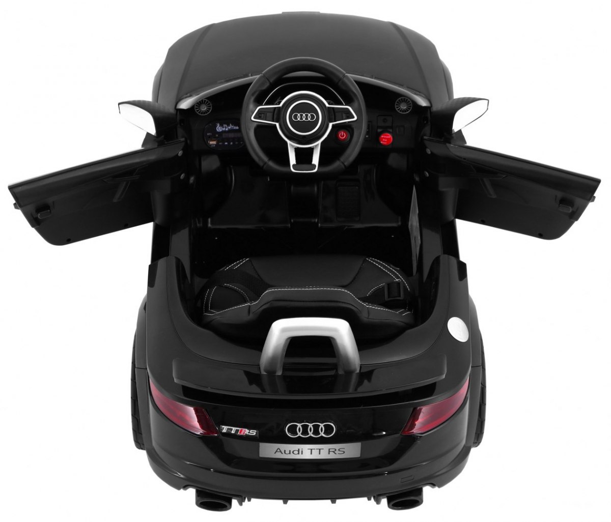 Masinuta electrica pentru copii AUDI TT RS QUATTRO (JJ1198) Negru - imagine 6