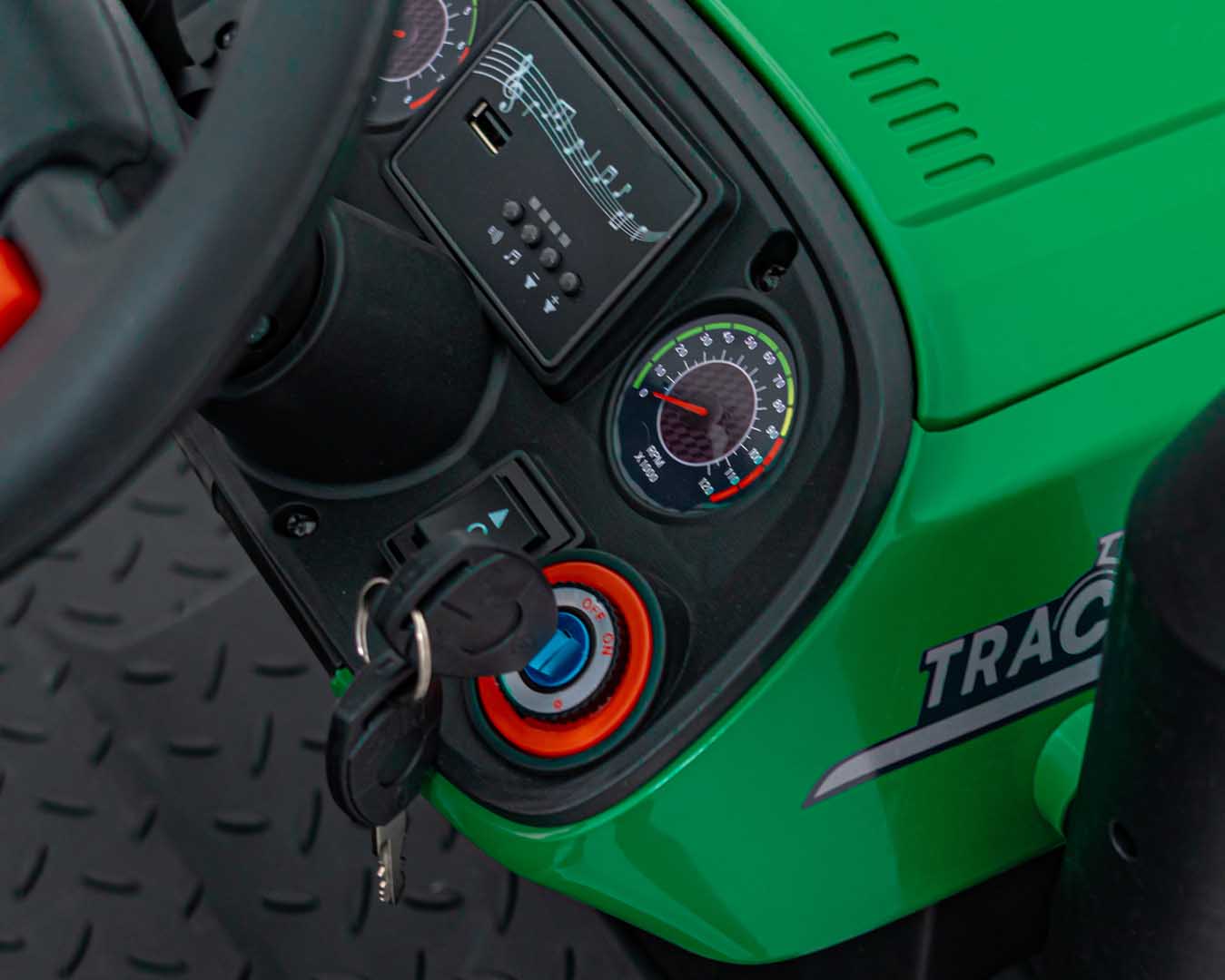 Masinuta eIectrica pentru copii Autokids FARMER TRUCK GROW 1804 24V 200W (306) Verde - imagine 7
