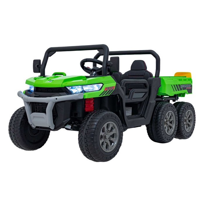 UTV eIectric pentru copii cu 2 locuri Farmer Truck XXL 900 12V 200W 4x4 (623B) Verde