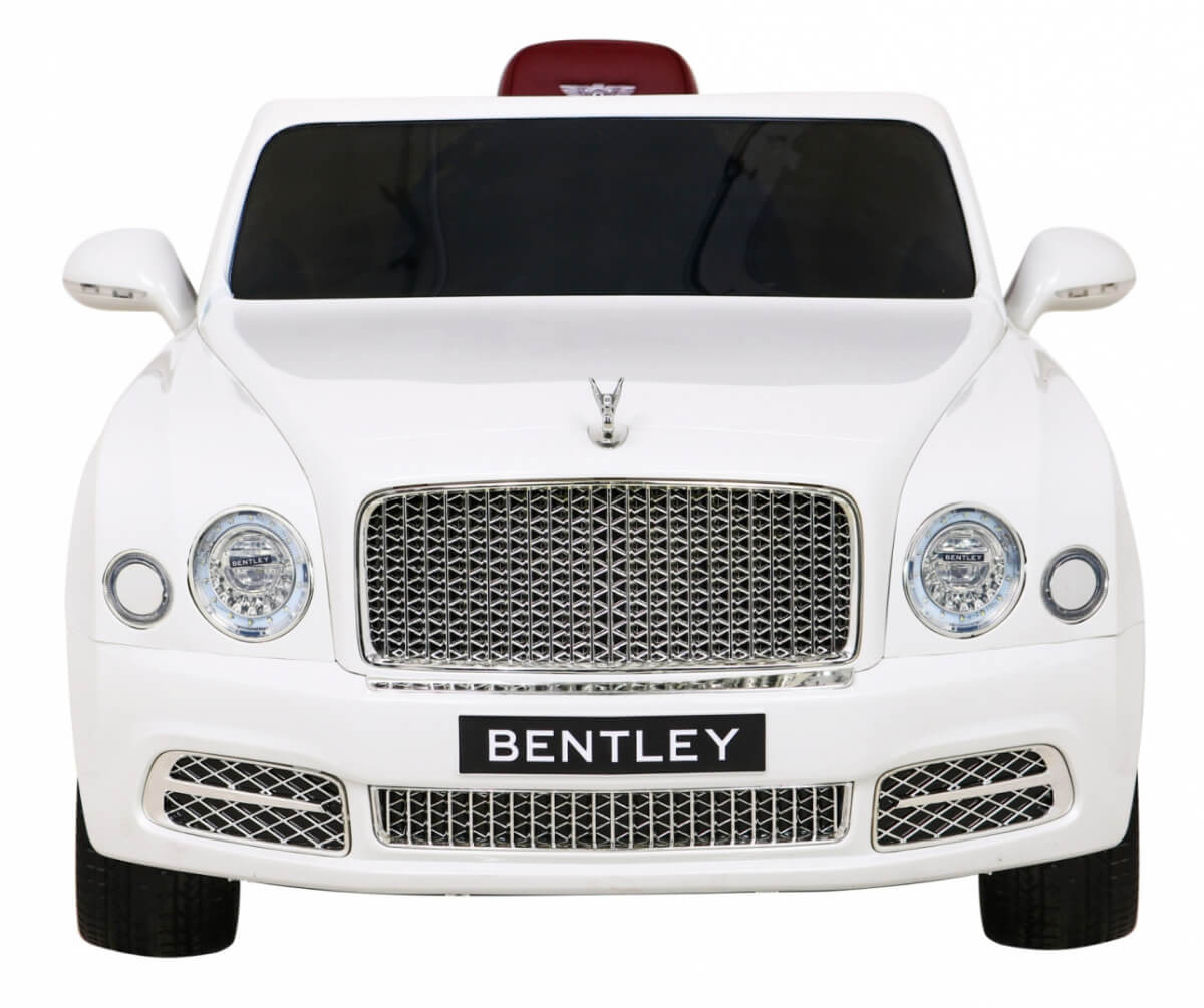 Masinuta electrica pentru copii Bentley Mulsanne (1006) Alb - imagine 3