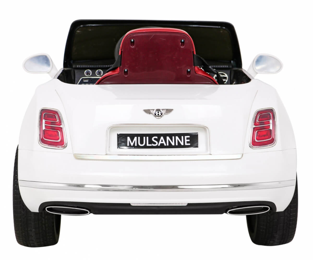 Masinuta electrica pentru copii Bentley Mulsanne (1006) Alb - imagine 5