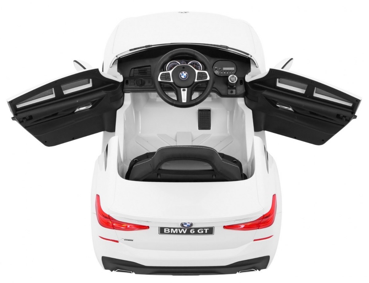 Masinuta electrica pentru copii BMW GT 640i (2164) Alb - imagine 8