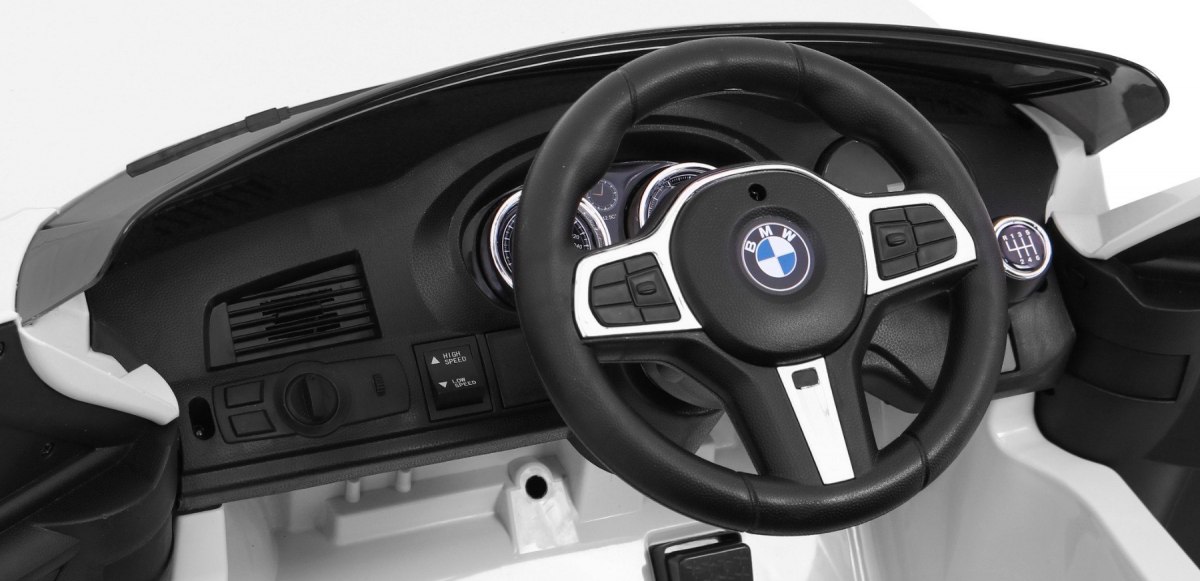 Masinuta electrica pentru copii BMW GT 640i (2164) Alb - imagine 10
