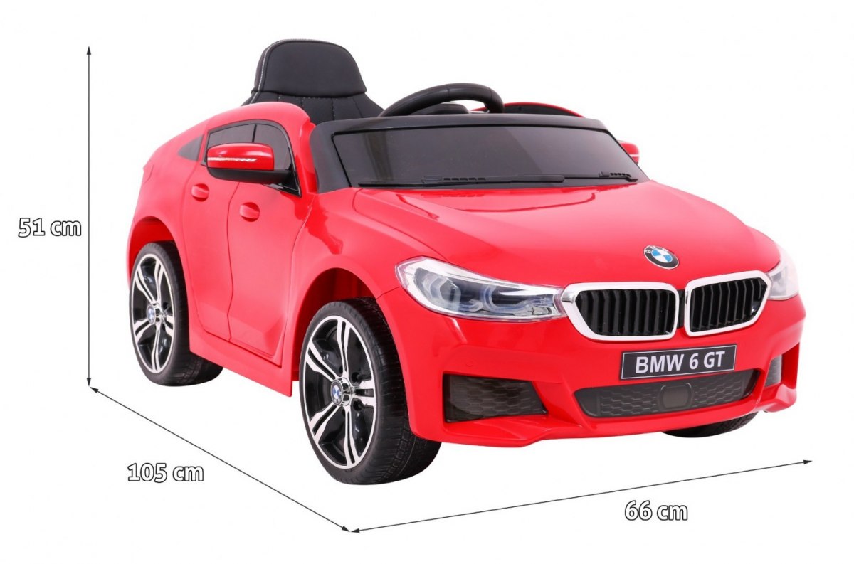 Masinuta electrica pentru copii BMW GT 640i (2164) Rosu - imagine 2