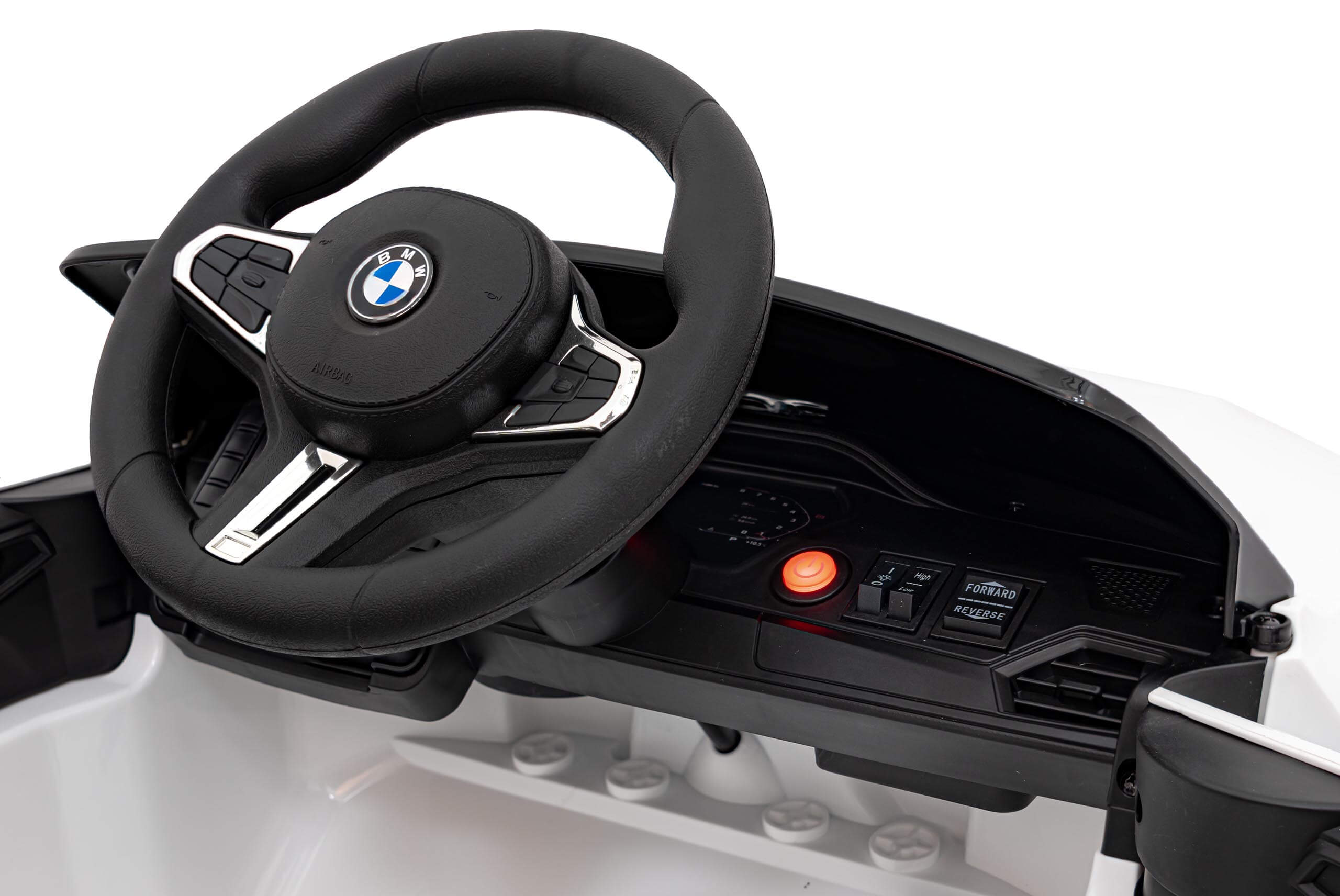 Masinuta electrica pentru copii BMW M4 Competition 12V 90W (sx2418) Alb - imagine 7