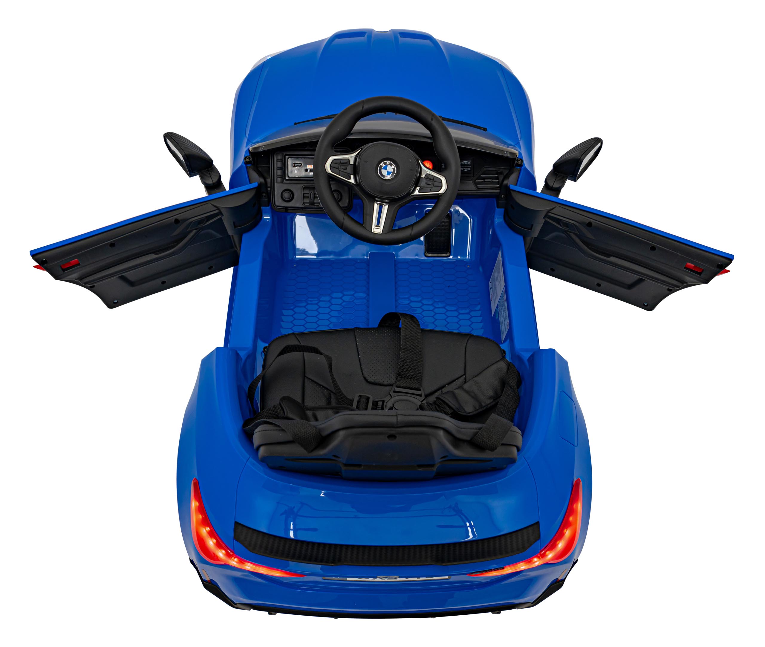 Masinuta electrica pentru copii BMW M4 Competition 12V 90W (sx2418) Albastru - imagine 8