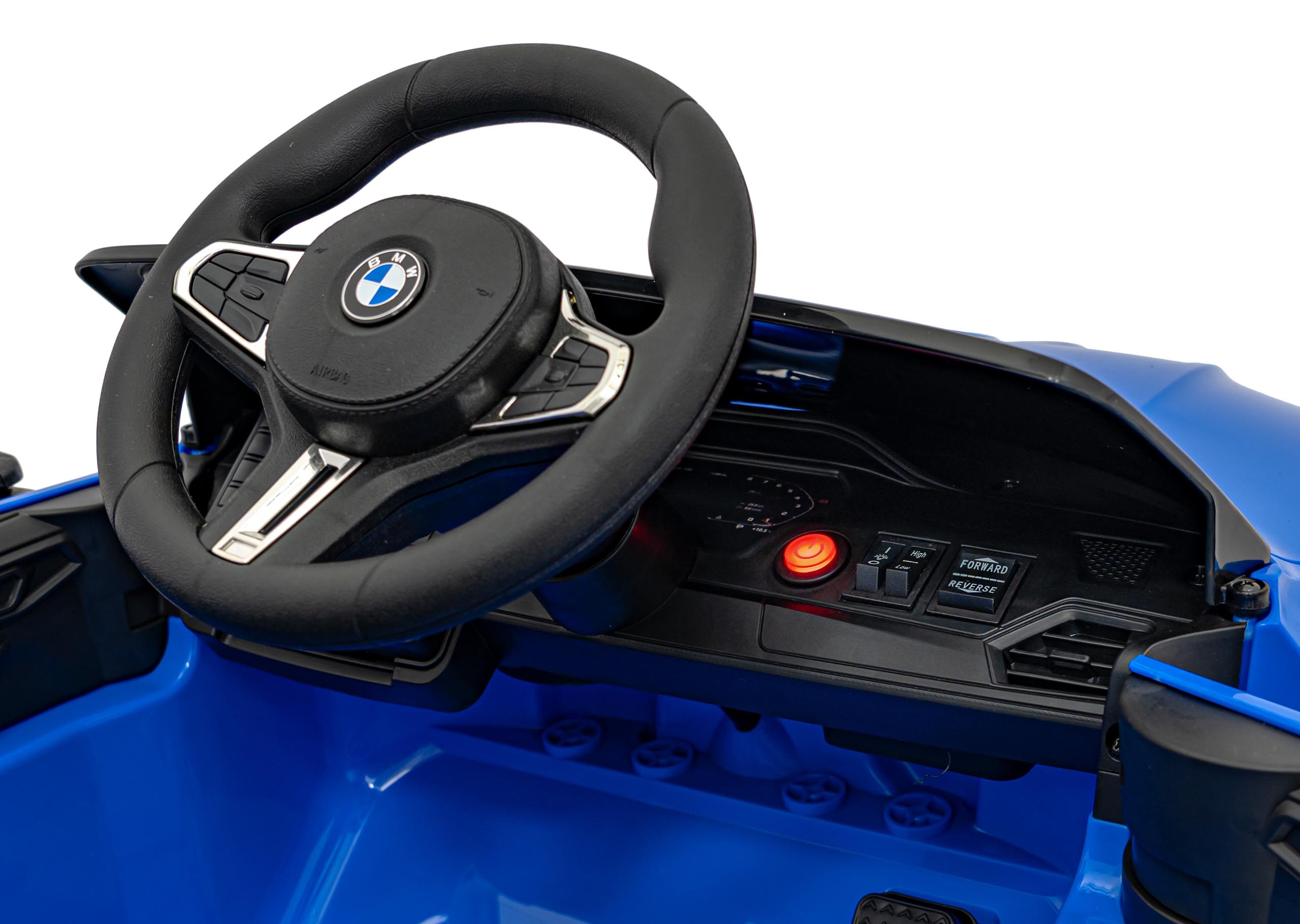 Masinuta electrica pentru copii BMW M4 Competition 12V 90W (sx2418) Albastru - imagine 10