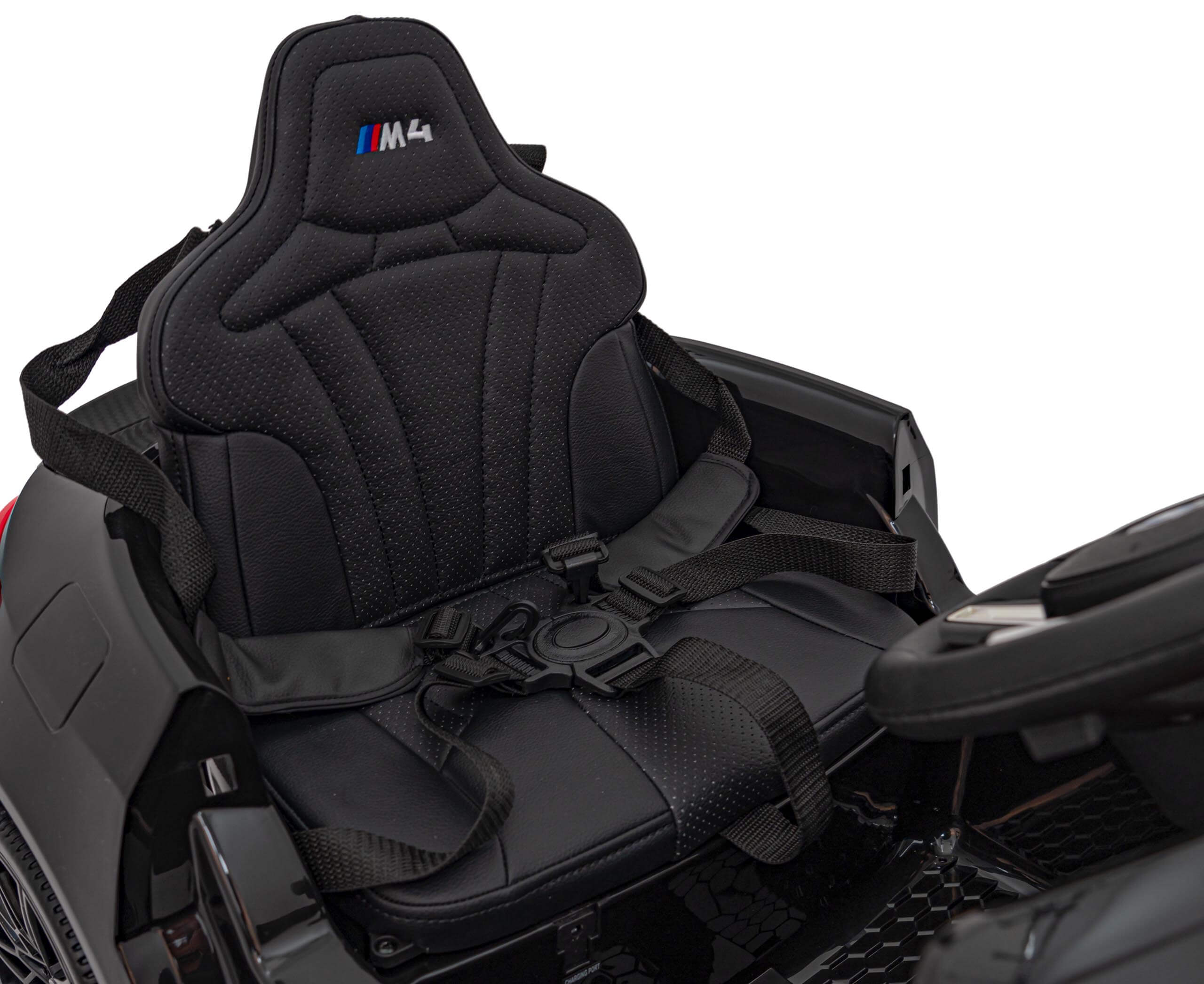 Masinuta electrica pentru copii BMW M4 Competition 12V 90W (sx2418) Negru - imagine 4