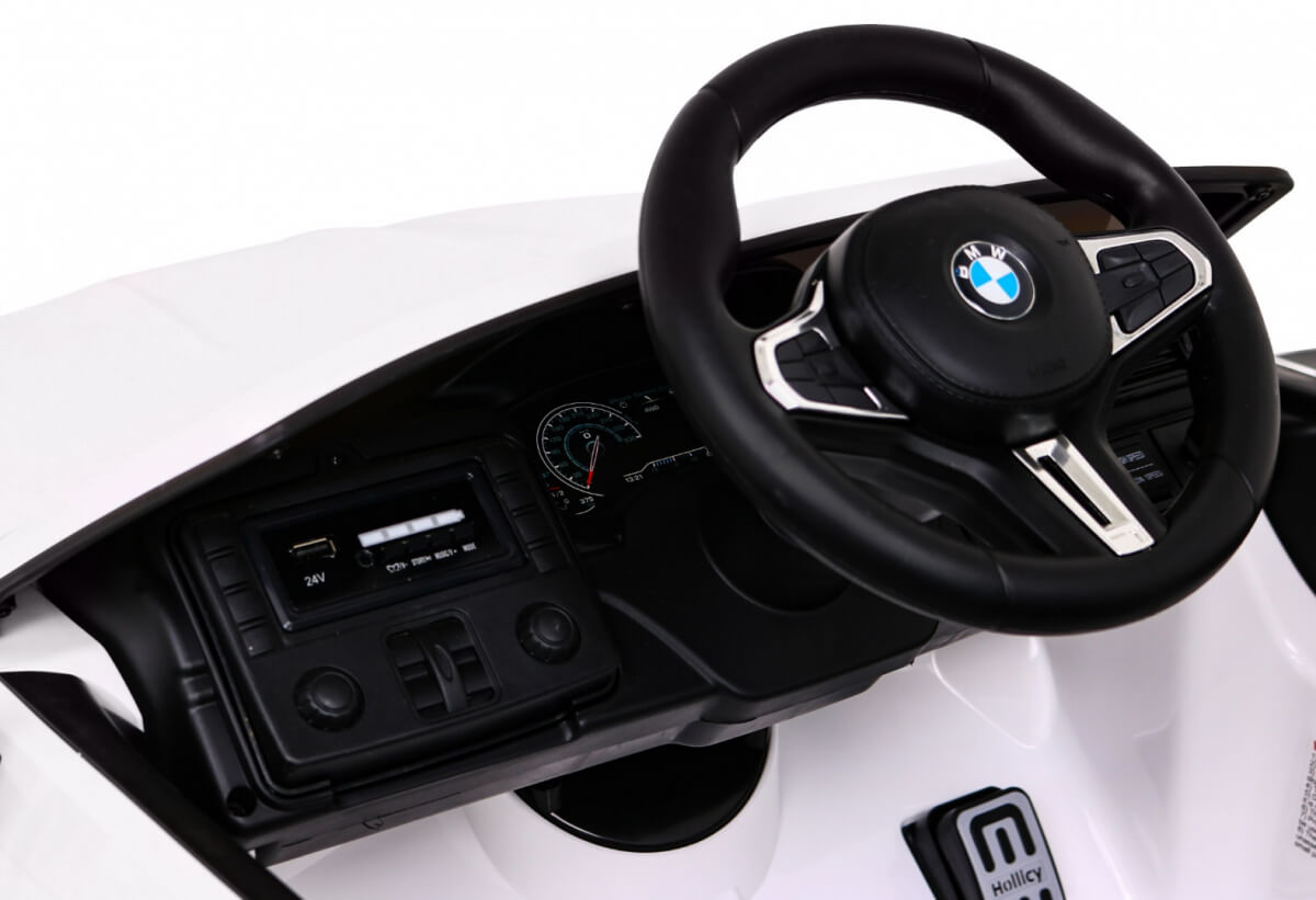 Masinuta electrica DRIFT pentru copii BMW M5 Competition 24V 500W (2118-drift) Alb - imagine 8