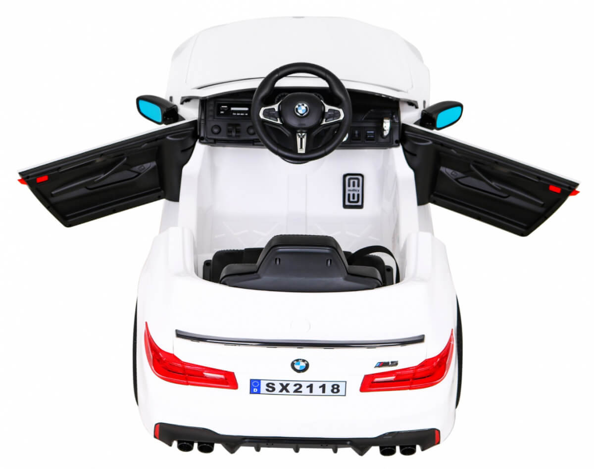Masinuta electrica DRIFT pentru copii BMW M5 Competition 24V 500W (2118-drift) Alb - imagine 9