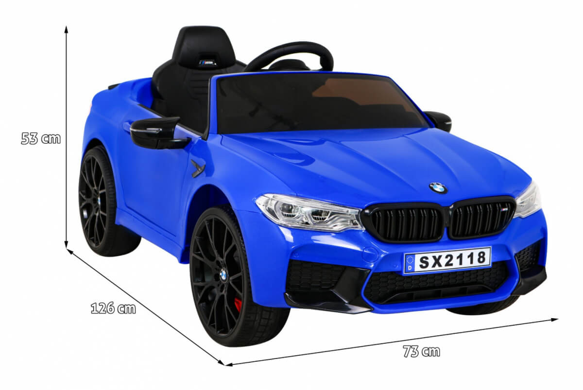 Masinuta electrica DRIFT pentru copii BMW M5 Competition 24V 500W (2118-drift) Albastru - imagine 2