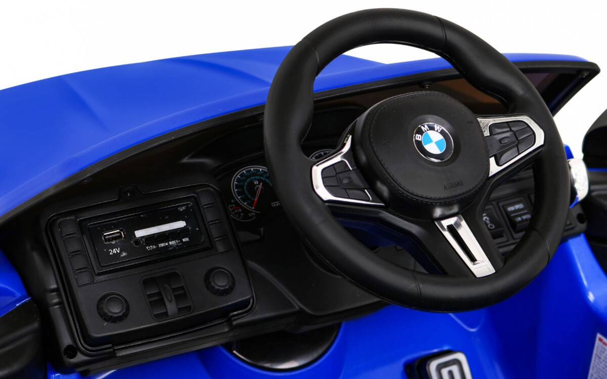 Masinuta electrica DRIFT pentru copii BMW M5 Competition 24V 500W (2118-drift) Albastru - imagine 3