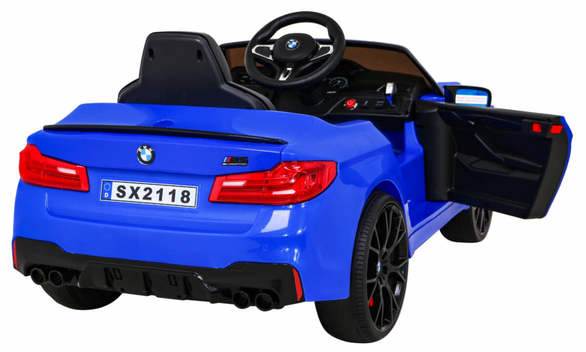 Masinuta electrica pentru copii BMW M5 F90 Lux 12V (2118) Albastru - imagine 3