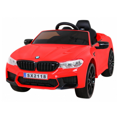 Masinuta electrica Drift pentru copii BMW M5 Competition LUX 24V 500W cu viteza maxima 13km/h (2118-drift-lux) Rosu