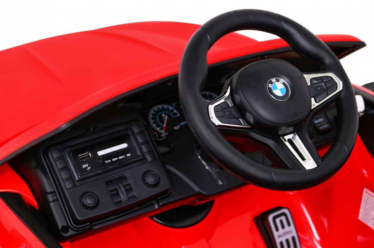 Masinuta electrica DRIFT pentru copii BMW M5 Competition 24V 500W (2118-drift) Rosu - imagine 6