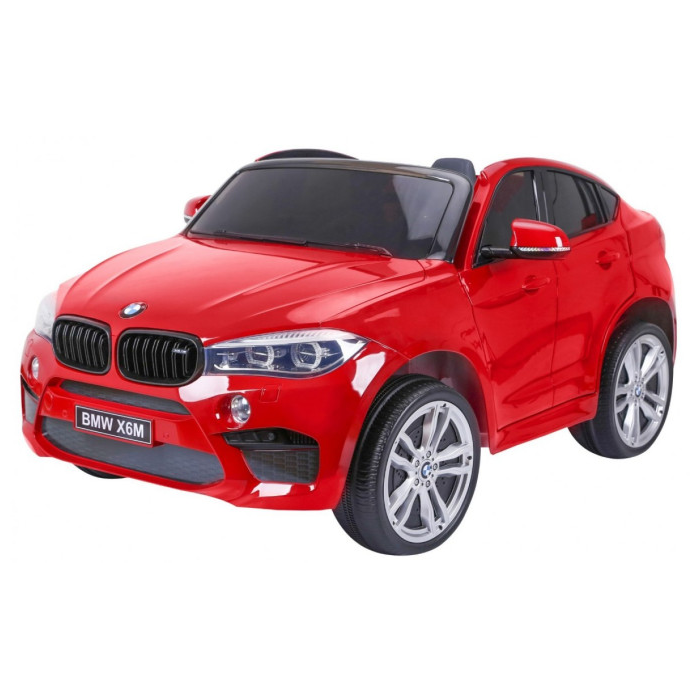 Masinuta electrica pentru copii BMW X6M (2168) XXL cu 2 locuri, Visiniu metalizat