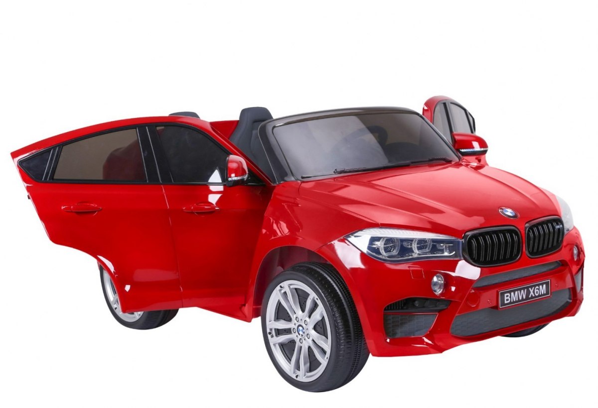 Masinuta electrica pentru copii BMW X6M (2168) XXL cu 2 locuri, Visiniu metalizat - imagine 3