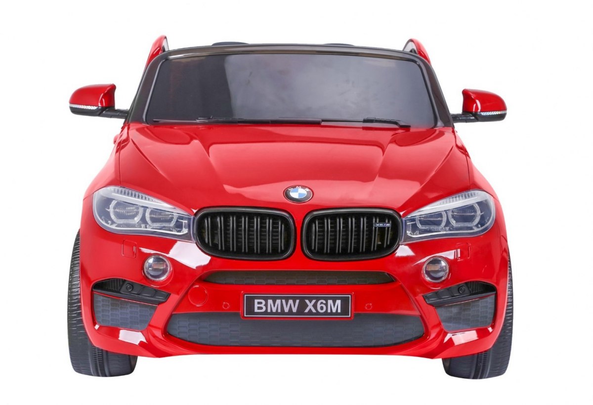 Masinuta electrica pentru copii BMW X6M (2168) XXL cu 2 locuri, Visiniu metalizat - imagine 5
