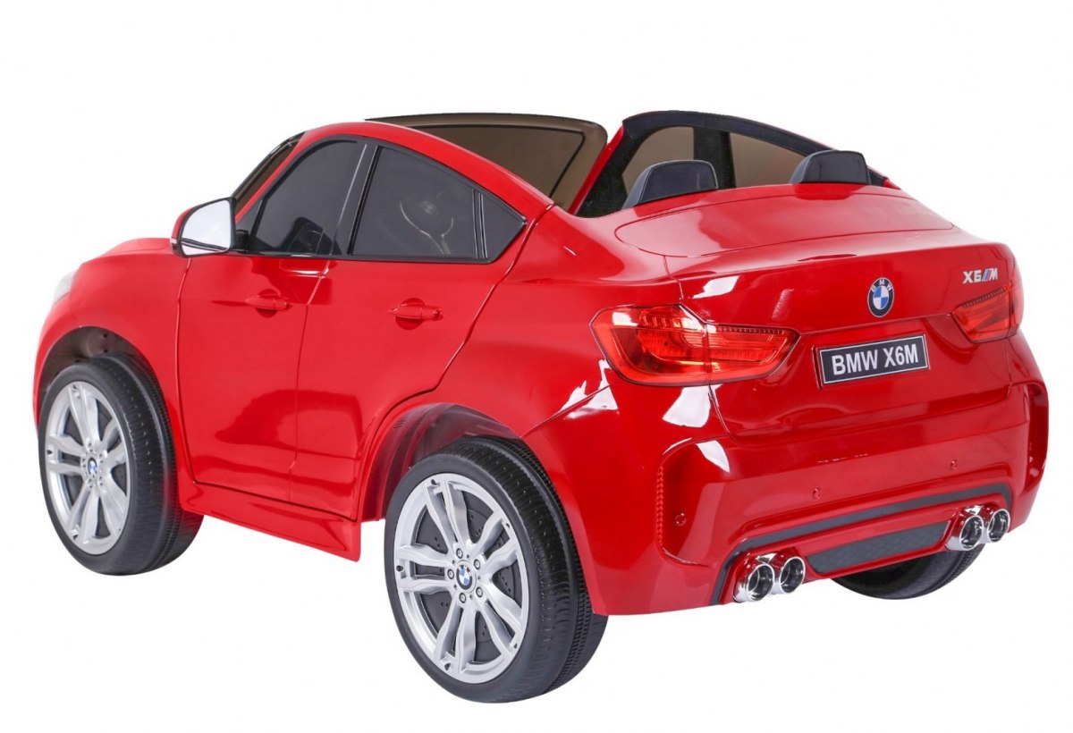 Masinuta electrica pentru copii BMW X6M (2168) XXL cu 2 locuri, Visiniu metalizat - imagine 6
