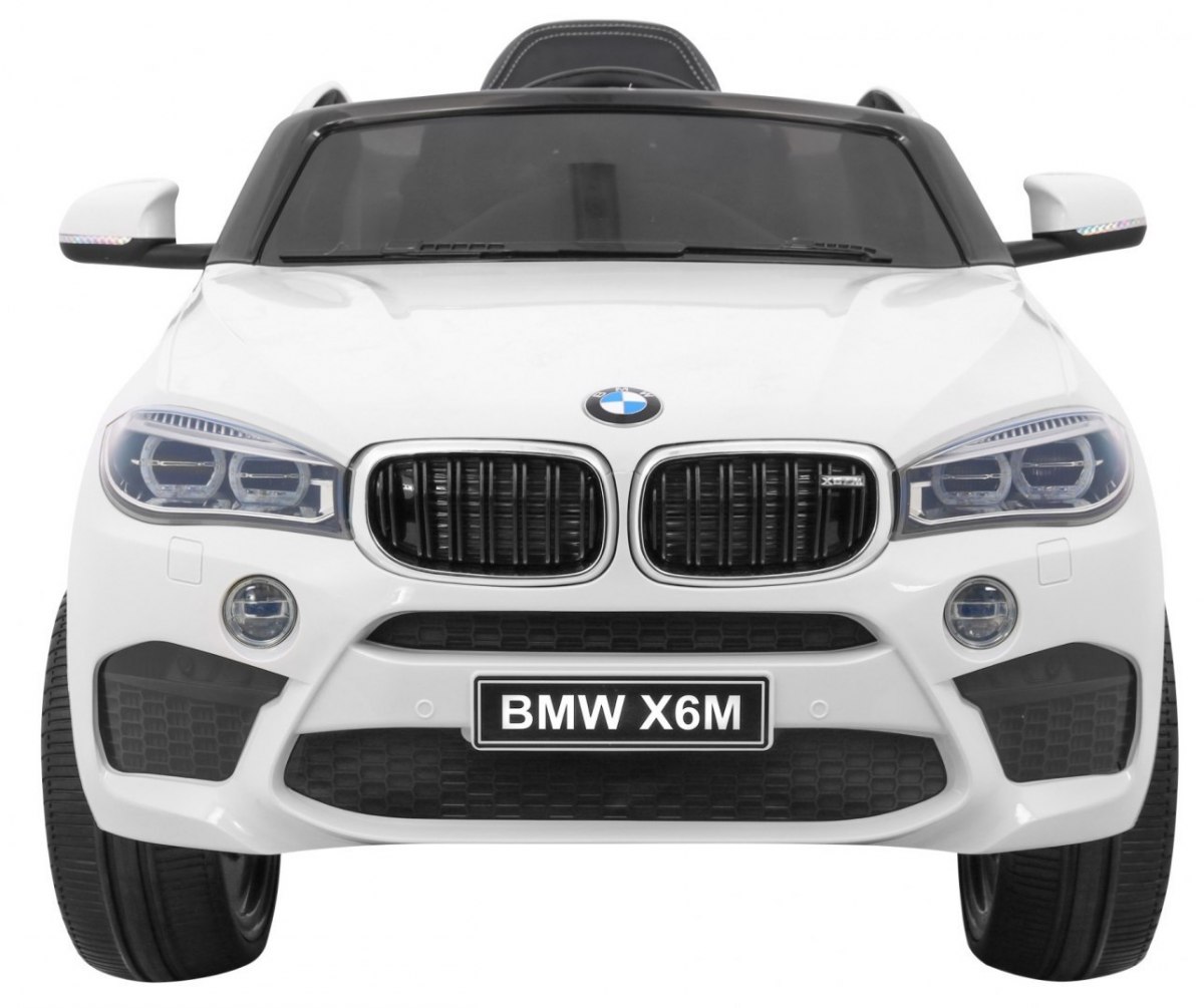 Masinuta electrica pentru copii BMW X6M (2199) Alb - imagine 3