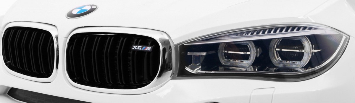 Masinuta electrica pentru copii BMW X6M (2199) Alb - imagine 4