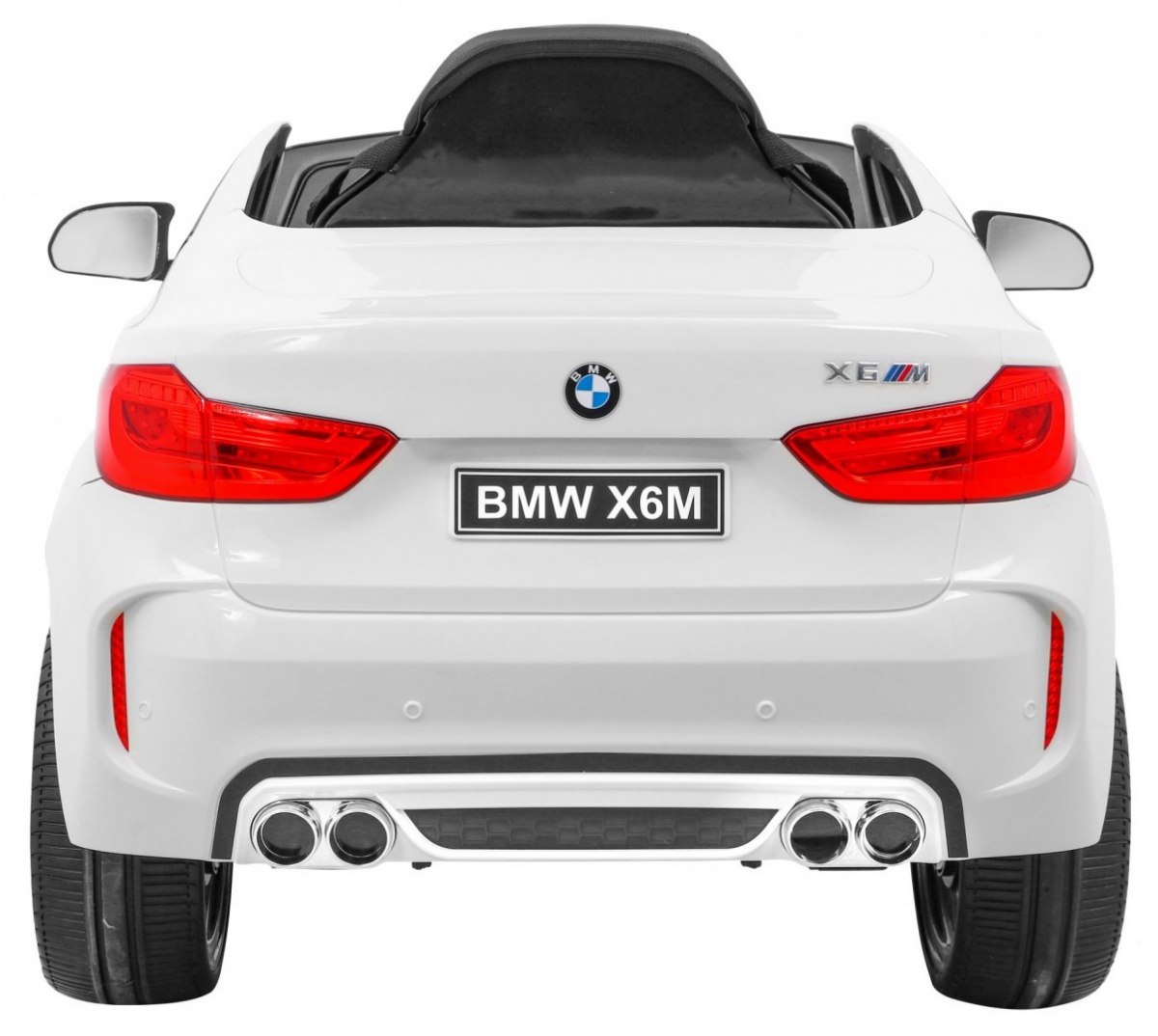 Masinuta electrica pentru copii BMW X6M (2199) Alb - imagine 8