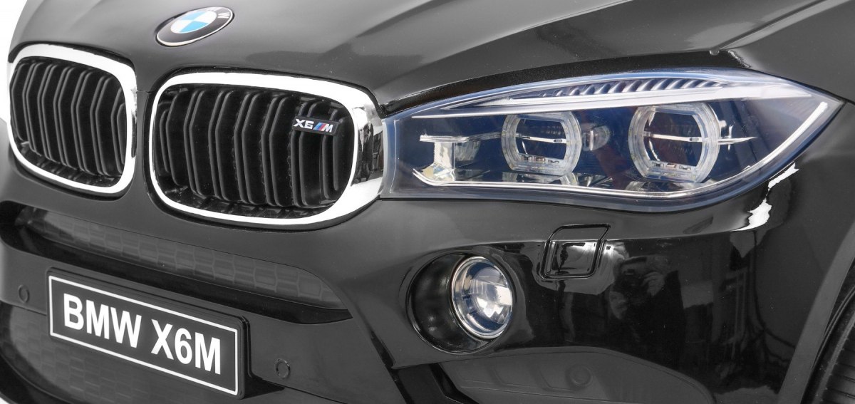 Masinuta electrica pentru copii BMW X6M (2199) Negru - imagine 4