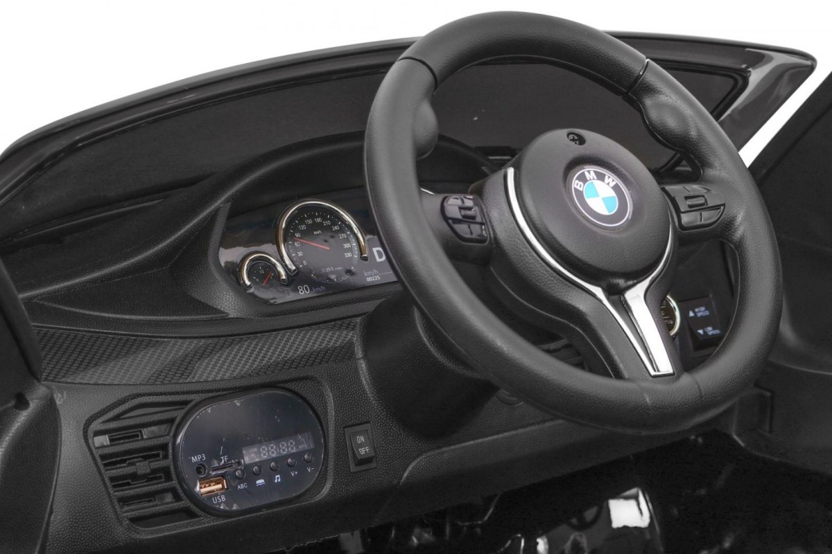 Masinuta electrica pentru copii BMW X6M (2199) Negru - imagine 7