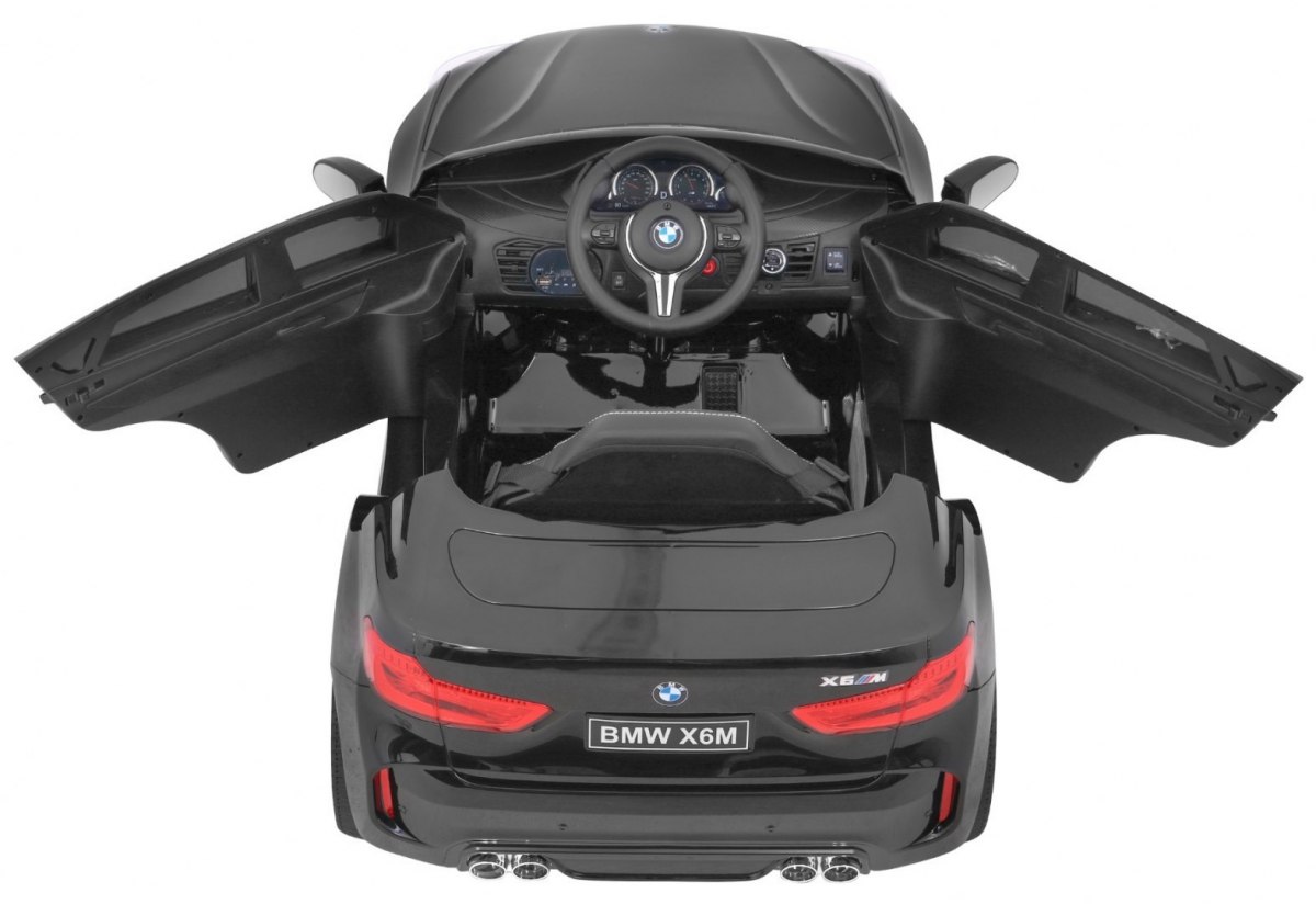 Masinuta electrica pentru copii BMW X6M (2199) Negru metalizat - imagine 7