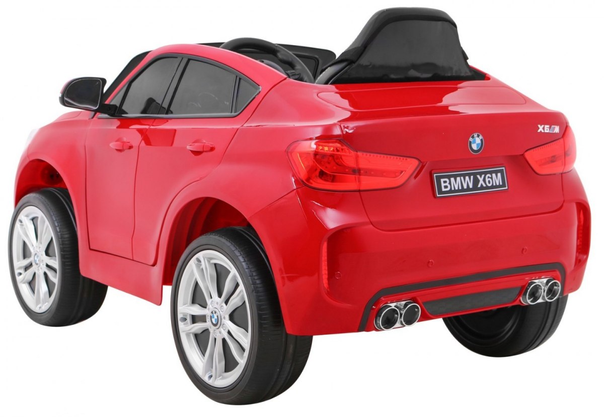 Masinuta electrica pentru copii BMW X6M (2199) Visiniu metalizat - imagine 7