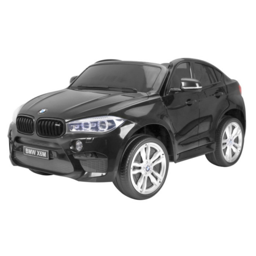 Masinuta electrica pentru copii BMW X6M (2168) XXL cu 2 locuri, Negru metalizat