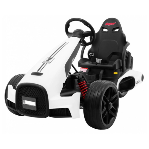Kart electric pentru copii 12 volti „Bolid XR-1” cu 3 roti (9939) Alb