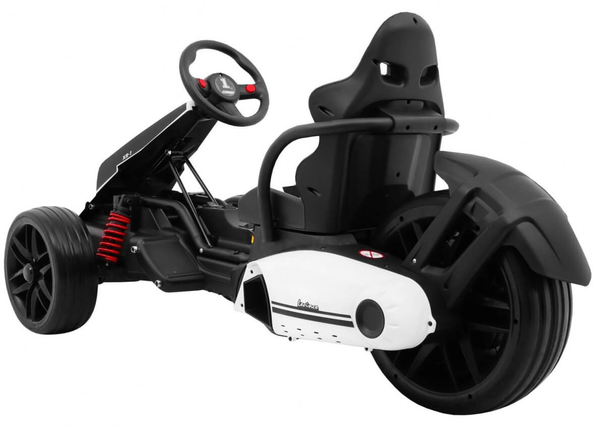 Kart electric pentru copii 12 volti "Bolid XR-1" cu 3 roti (9939) Alb - imagine 5