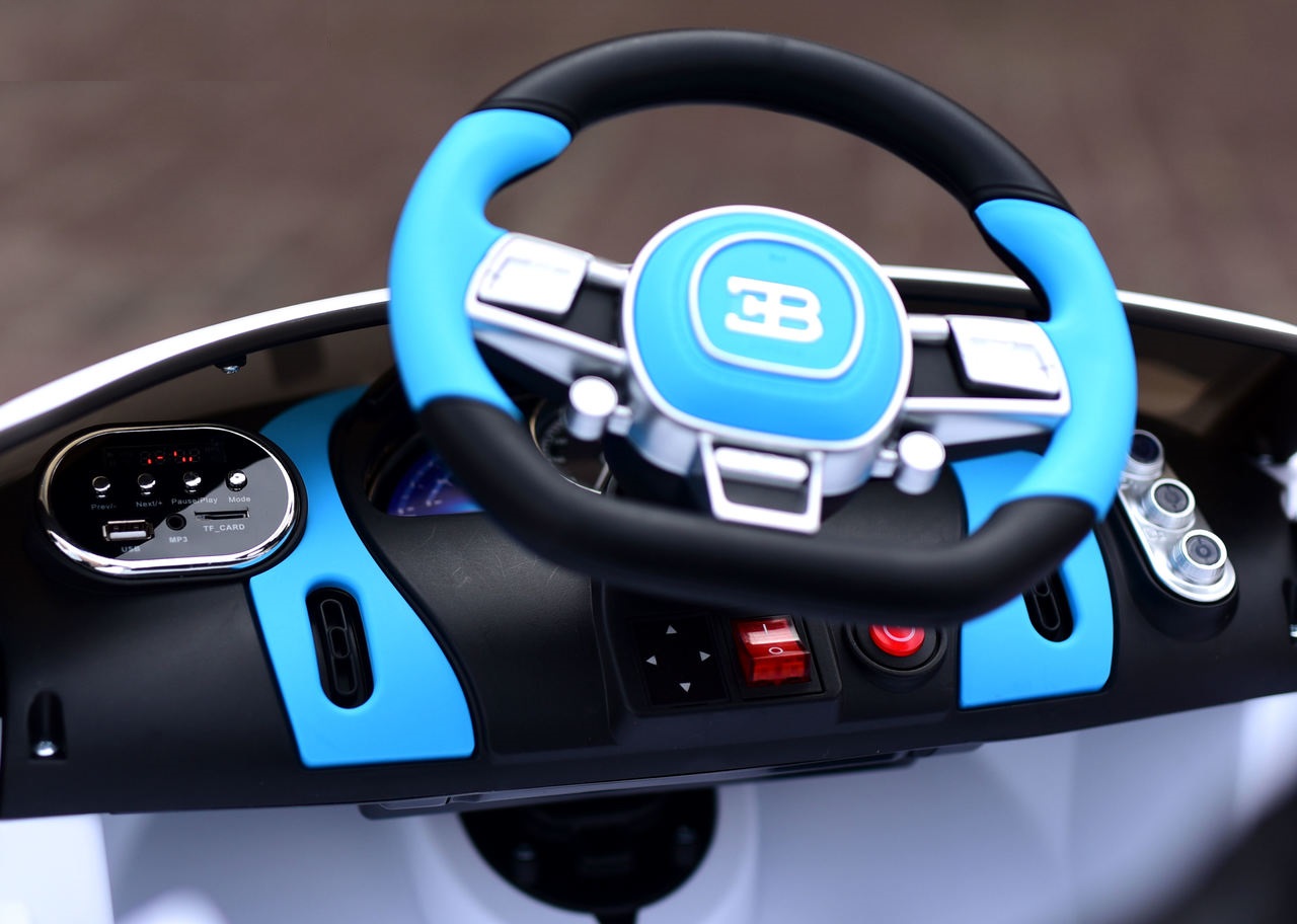 Masinuta electrica pentru copii BUGATTI DIVO (HL338) Alb - imagine 7
