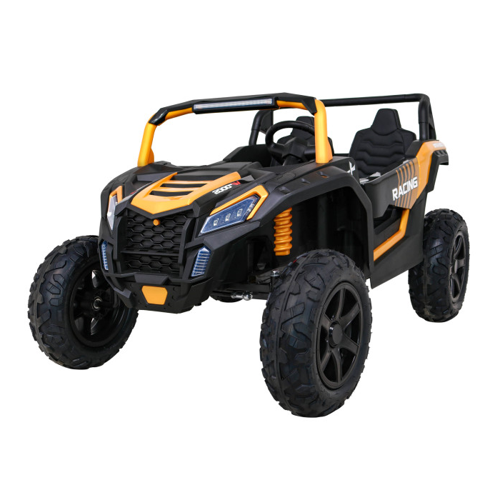 UTV electric pentru copii mari Perfecta XXL, 2 locuri cu sarcina pana la 100kg si viteza max 15km/h (032) Portocaliu