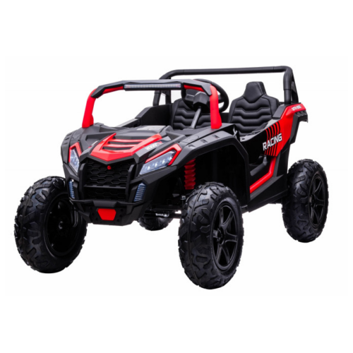 UTV electric pentru copii mari Perfecta XXL, 2 locuri cu sarcina pana la 100kg si viteza max 15km/h (032) Rosu