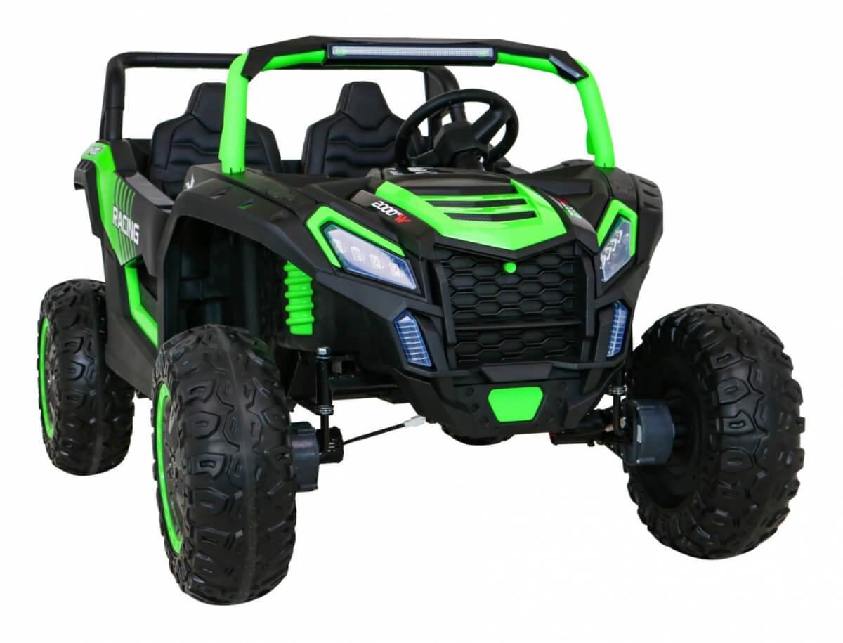 Masinuta electrica pentru copii Buggy Perfecta 24 Volti (A032) sarcina pana la 100kg, Verde - imagine 2