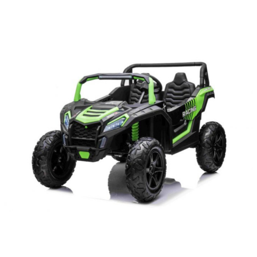 UTV electric pentru copii mari Perfecta XXL, 2 locuri cu sarcina pana la 100kg si viteza max 15km/h (032) Verde