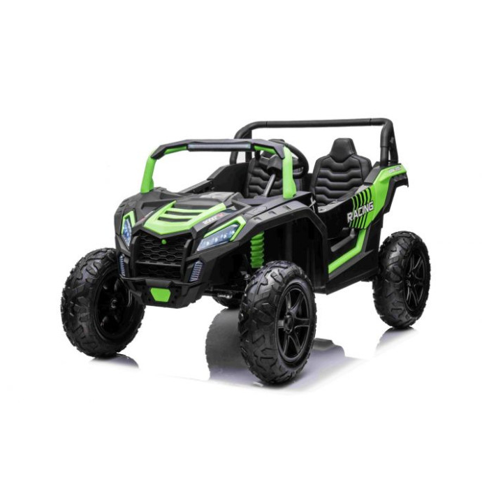 UTV electric pentru copii mari Perfecta XXL, 2 locuri cu sarcina pana la 100kg si viteza max 15km/h (032) Verde