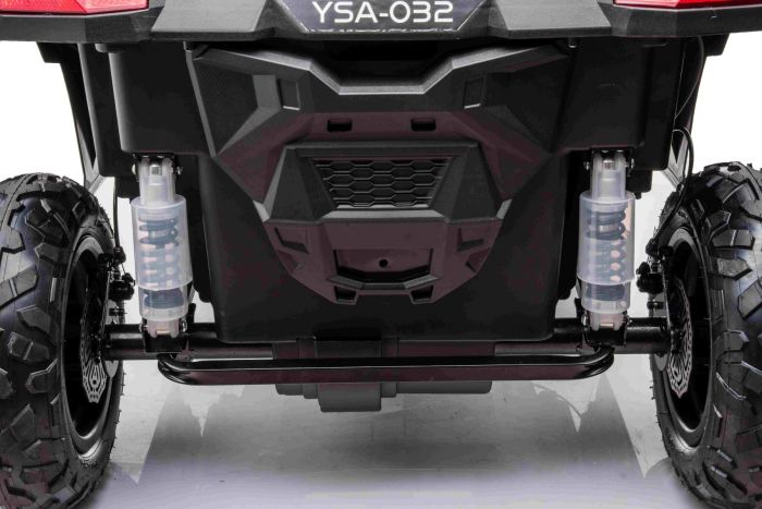 UTV electric pentru copii mari Perfecta XXL, 2 locuri cu sarcina pana la 100kg si viteza max 15km/h (032) Verde - imagine 4