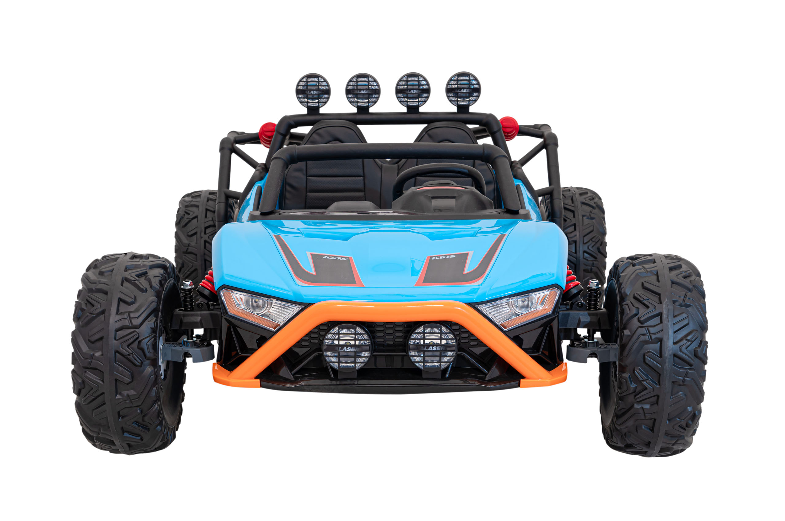 UTV electric pentru 2 copii Buggy Racing Kids, 24V 400W (3168) Albastru - imagine 2